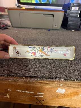 Hammersley Bird of Paradise Bone China Pen Tray/Mint Dish